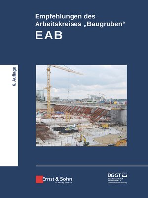 cover image of Empfehlungen des Arbeitskreises "Baugruben" (EAB)